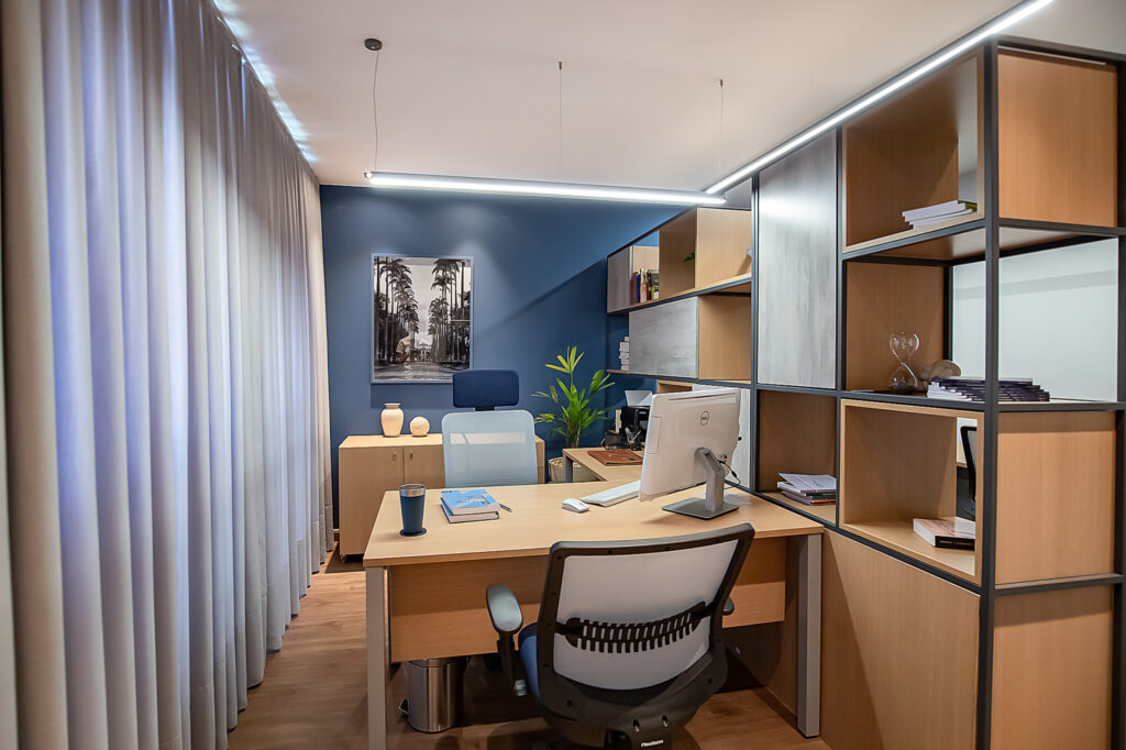 Sala de atendimento do LDJ Advocacia em Belo Horizonte